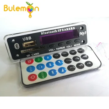

12V Bluetooth MP3 Decoder Board Lossless APE Module Color Display MP3 Bluetooth Decoder