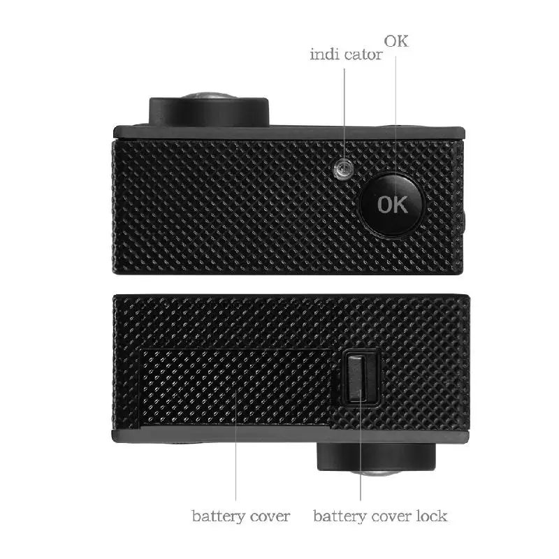 MEMTEQ FULL HD Outdoor Waterproof Camera Video Camera DV Camcorder 1080P Wide Angle Rated For Camera Accessories