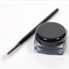 Eyeliner 2016 Fashion Gel Eyeliner Water-proof And Smudge-proof Cosmetics Set Eye Liner Kit in Eye Makeup with Makeup Brushes