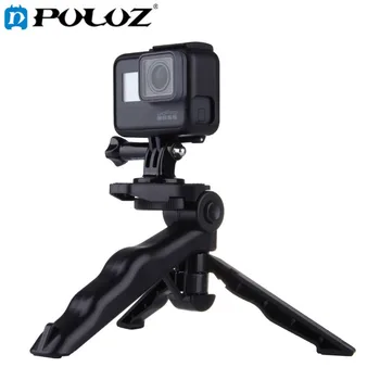 

PULUZ Grip Folding Tripod Mount with Adapter & Screws for GoPro HERO6/5/4/3+/3/2/1, SJ4000/DJI OSMO Action Load Max: 2kg