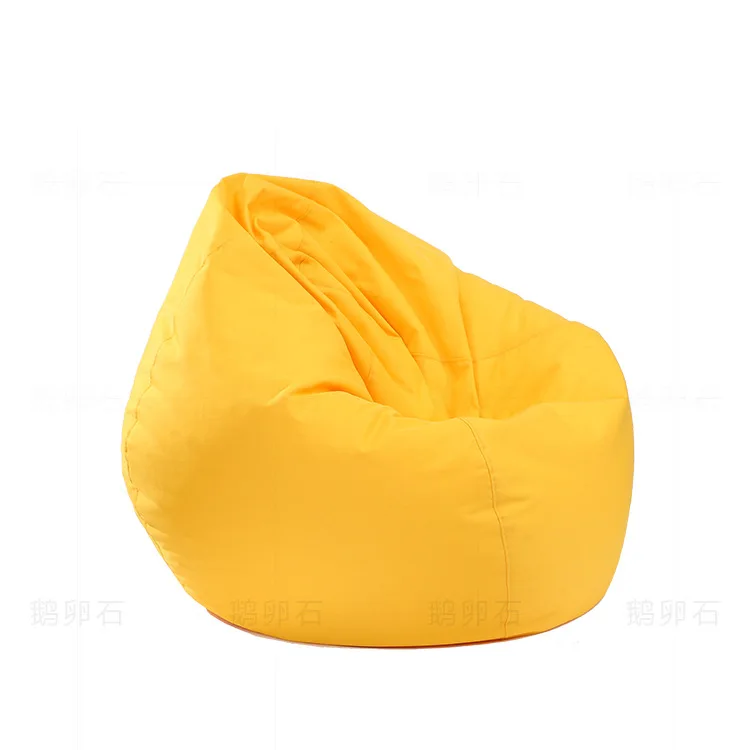 Водонепроницаемый чехол для дивана из ткани Оксфорд, большая сумка для геймеров, погремушка, для взрослых, для игр на открытом воздухе, садовое кресло с большими ручками, без наполнения - Цвет: Yellow
