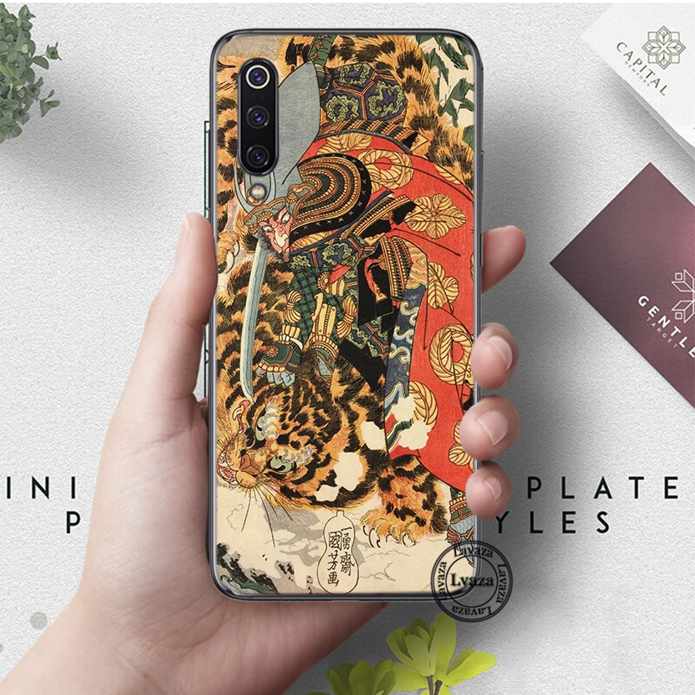 Японский стиль Японский силикон чехол для Xiaomi Mi 5X6 6X8 9 SE 9T Pro CC9E CC9 A3 F1 A1 A2 Lite MAX 3 - Цвет: 7