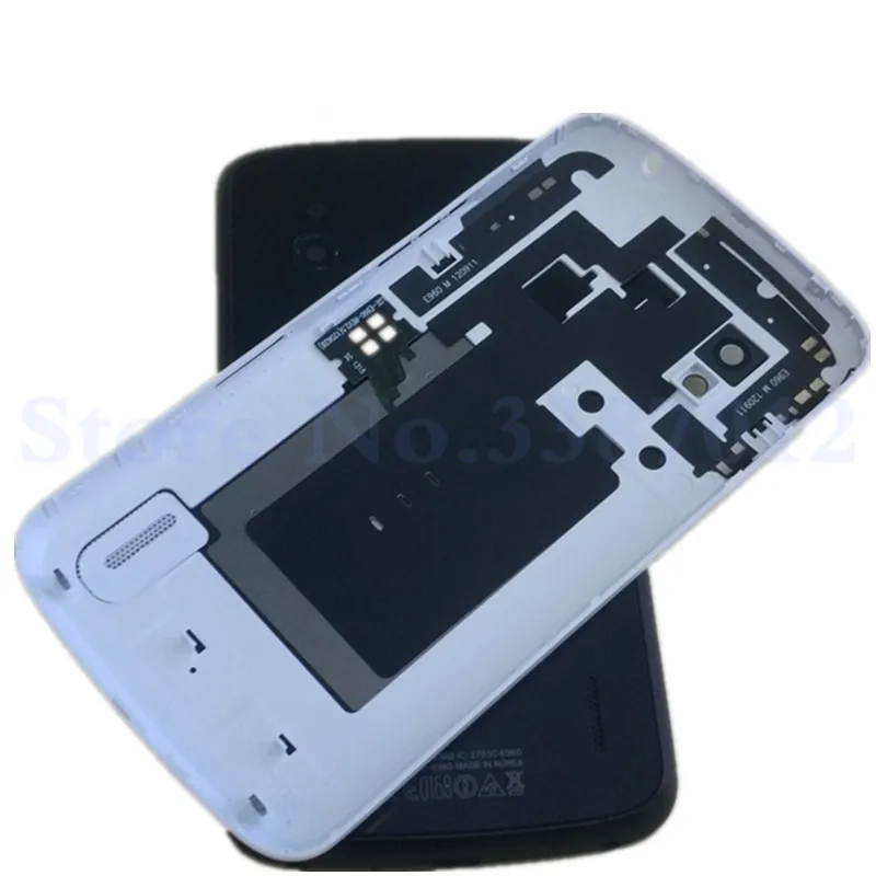 Новая крышка для стеклянной двери батареи + NFC антенна LG Google Nexus 4 E960 задняя