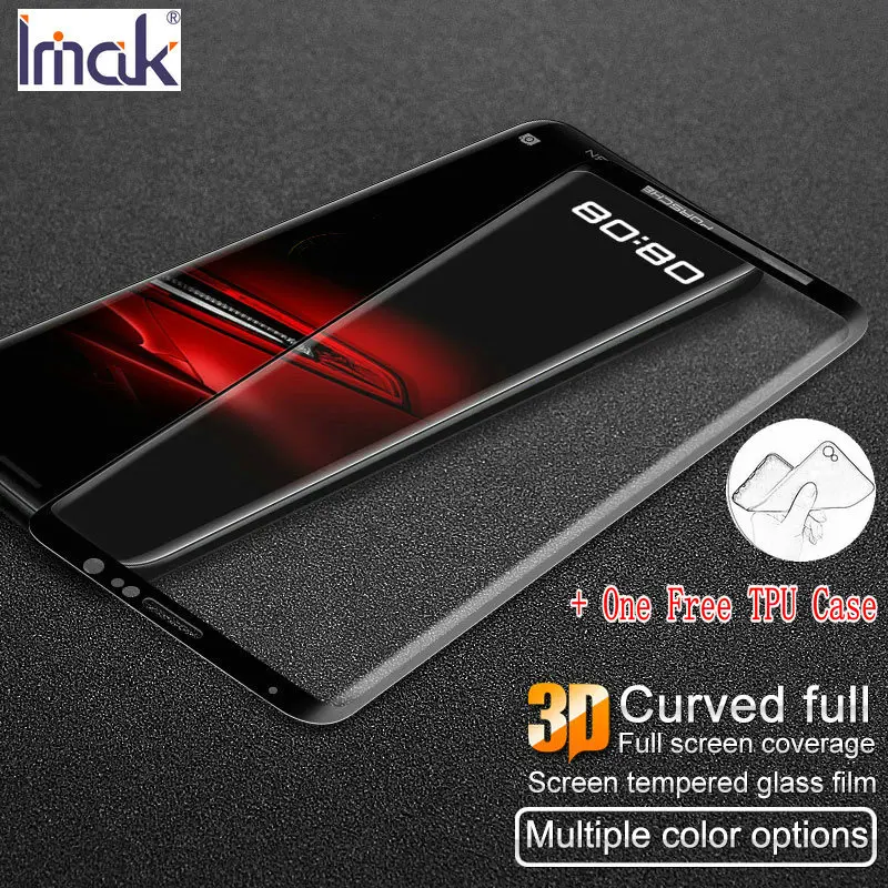 

Imak Anti-Explosion 3D Curved Tempered Glass Screen Protector For Huawei Mate RS Porsche Design P30 Pro + Free Soft TPU Case