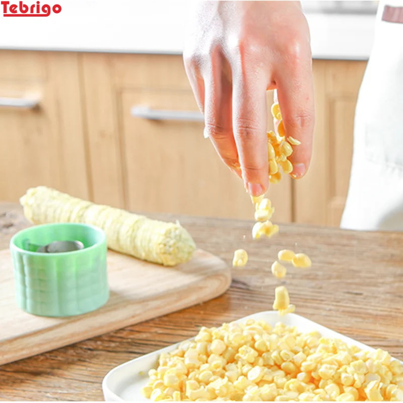 Tebrigo Кукуруза зачистки зерна Cob молотилка кернелер нож для удаления кукурузные