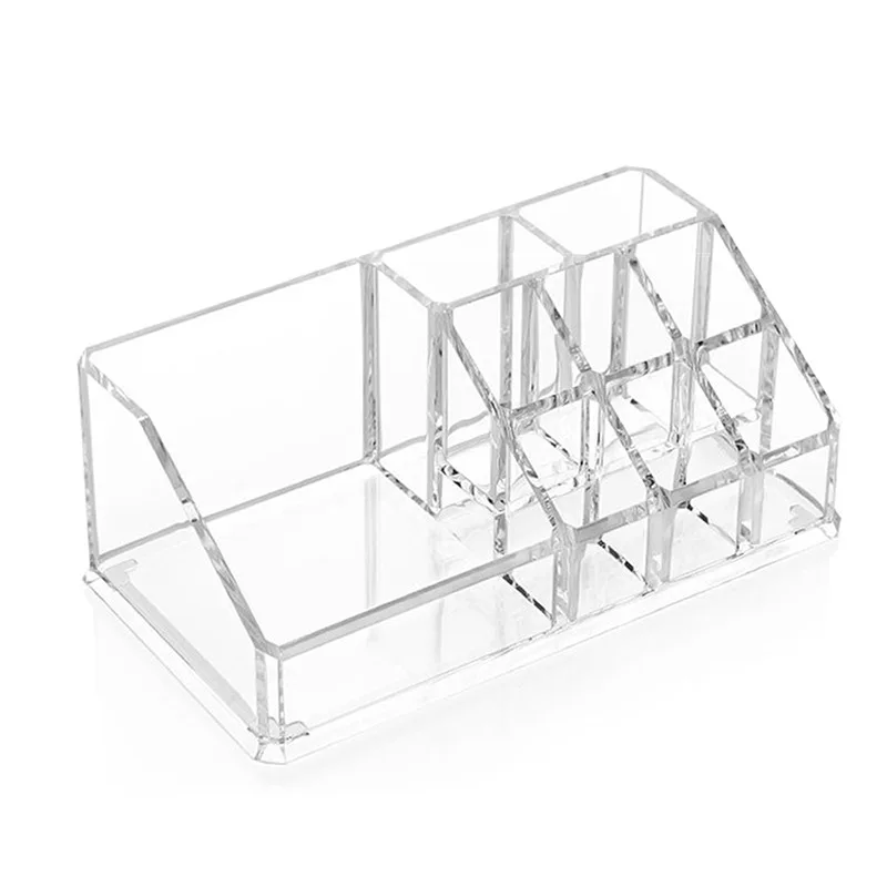 2018 Cosmetic Organizer 2-layer Drawers Acrilico Desk Jewelry Organizer Acrylic Makeup Organizer A