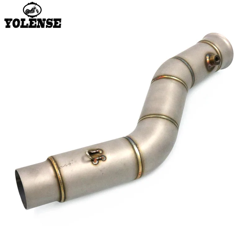 

For YAMAHA YZF R1 YZF-R1 YZFR1 2009 2010 2011 2012 2013 2014 Motorcycle Exhaust Muffler Escape Full System Middle Link Pipe Slip