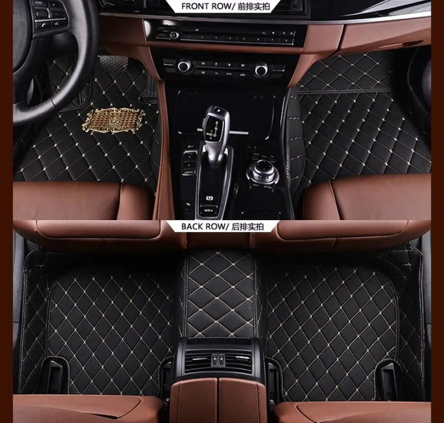  JINGHANG Auto Floor Mats For Audi A7 S7 RS7 2012-2018 Foot Carpets Step Mat High Quality Embroidery