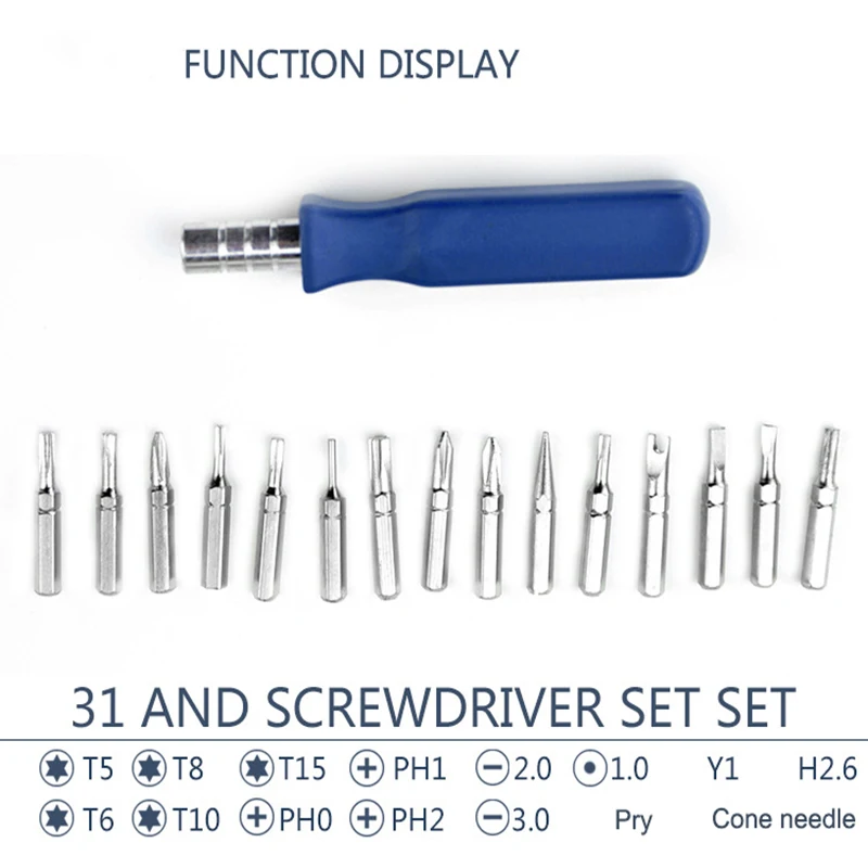 KALAIDUN 16 in 1 Screwdriver set Multi-functional Precision Screwdriver Bits Universal Manual Repair Tools phone Mobile iPad10