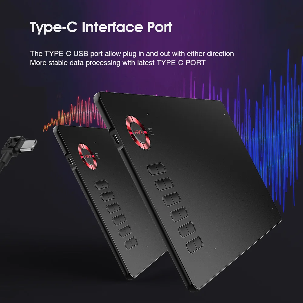 Цена VEIKK планшет для рисования A15 графический планшет 10x6 дюймов цифровой Коврик для рисования для художников 8192 уровней давления с перчаткой бес...