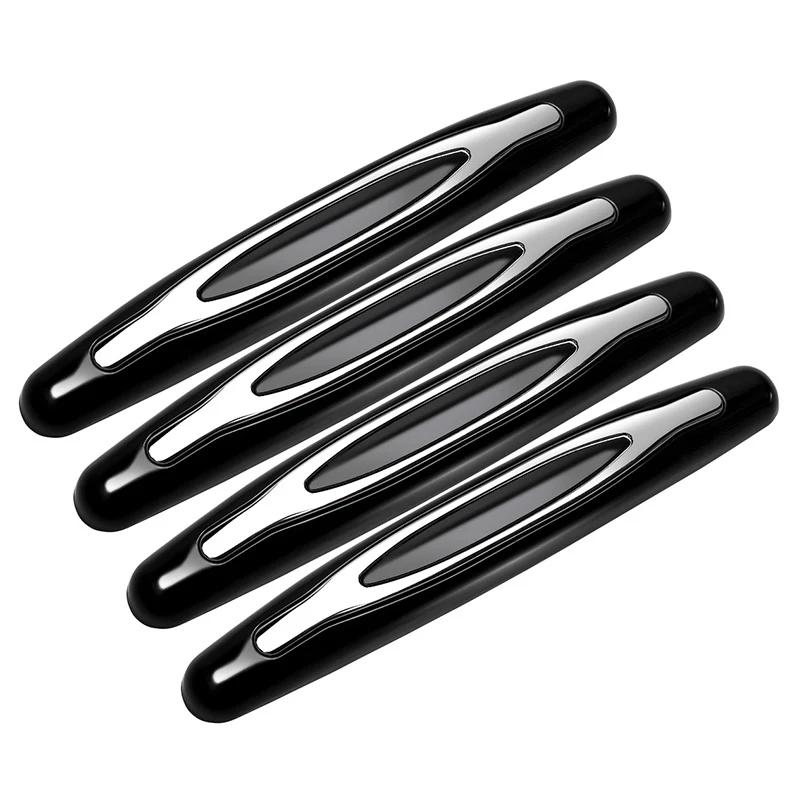 

4Pcs/set Universal Car Door Side Protector Bumper Strips Edge Doors Moldings Side Protector Sticker Anti-Collision Bar Paste