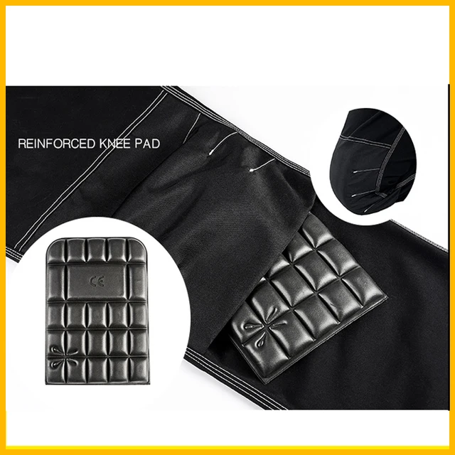 Grey Work Pants with Knee Pads