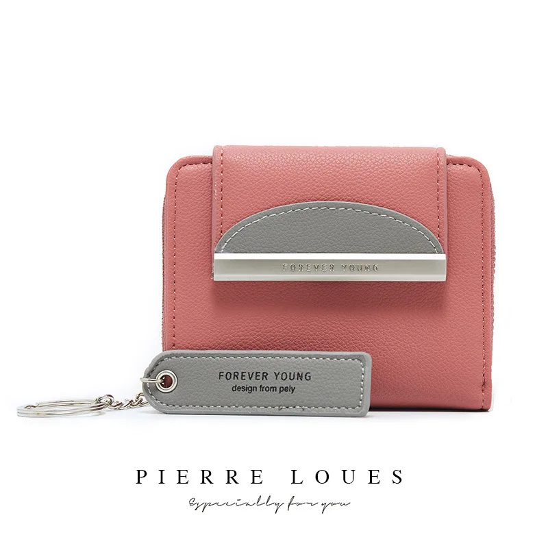 

2019 New Women large capacity Short Wallet Fashion Coin Pocket hasp Zipper Lady purse Multifunctional Female Wallet Carteira