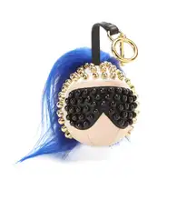 2016 fashion Galeries Lafayette Monster Bag Charm Keychain Fur Pom British Luxury Car Pendant Jewelry Made