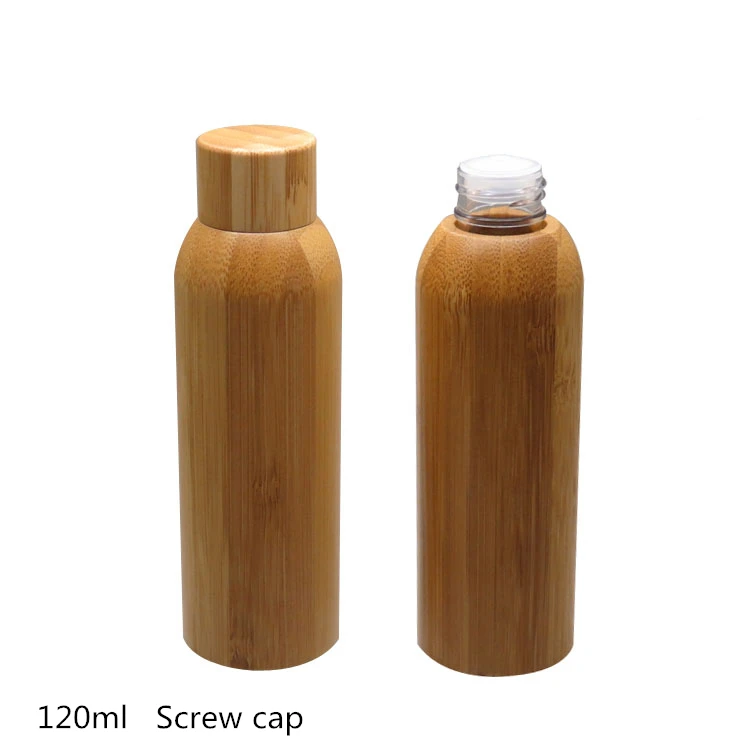 10 шт. DIY бамбука косметический Тонер-бутылка Высокое качество бамбука лосьон косметический контейнер для жидкости бутылка ПЭТ внутренняя