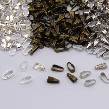 

Yage 1500pcs/lot Pendant Clips Pendant Clasps Pinch Clip Bail Pendant Connectors Jewelry Findings DIY jewelry parts accessories