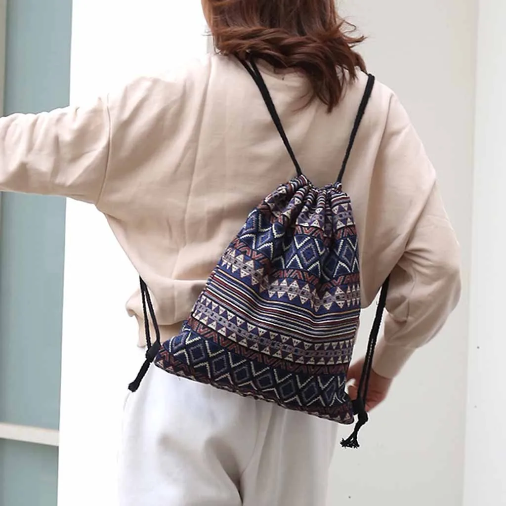 ISHOWTIENDA рюкзак с принтом на шнурке, сумка для фитнеса, женская спортивная сумка с карманами, пляжная сумка, worek plecak sznurek# Y3