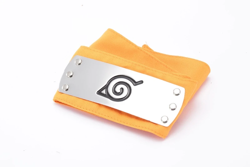Аниме повязка Naruto косплей горячая Распродажа детские игрушки унисекс модные охранники Uzumaki Наруто оранжевая повязка на голову Мультяшные аксессуары