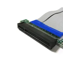 Новый горячий стояк PCI-E PCIe PCI Express 8X/16X Райзер Расширитель карты с Molex IDE мощность и ленточный кабель адаптер 20 см NV99