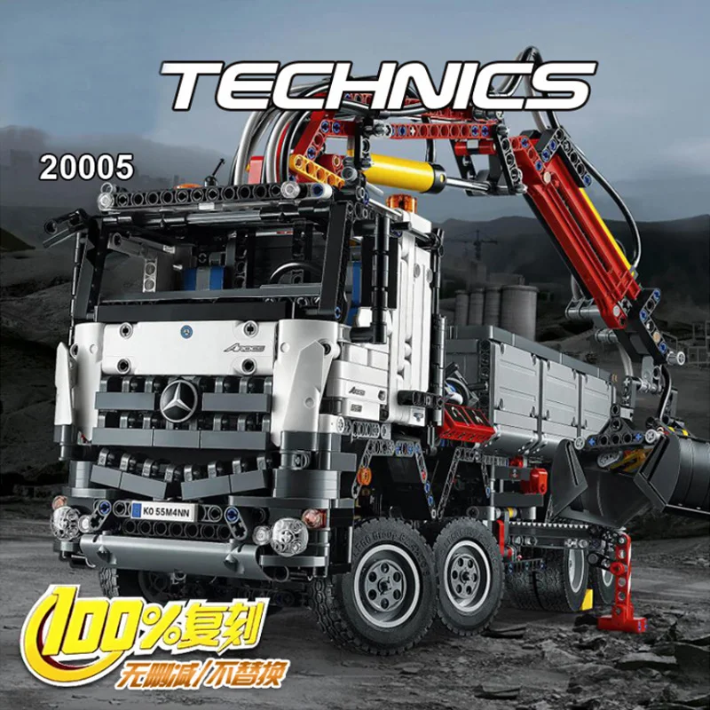 

LEPIN 20005 technic series Building Block 20076 Bricks 42078 42043 Mercedes-Benz Arocs 3245 Toys 20056 Educational Gifts 42070