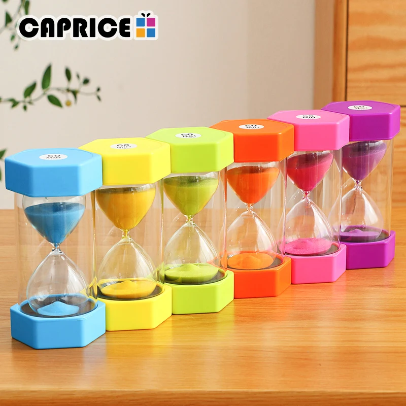 

Hourglass 30 Minutes Sand Watch Clock Plastic Sandglass 60 Minute 15 20 Timing Home Decoration Accessories Children Gifts LJSL-S