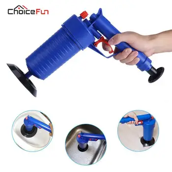 

Hot Air Power Drain Blaster gun High Pressure Powerful Manual sink Plunger Opener cleaner pump for Bath Toilets Bathroom Shower