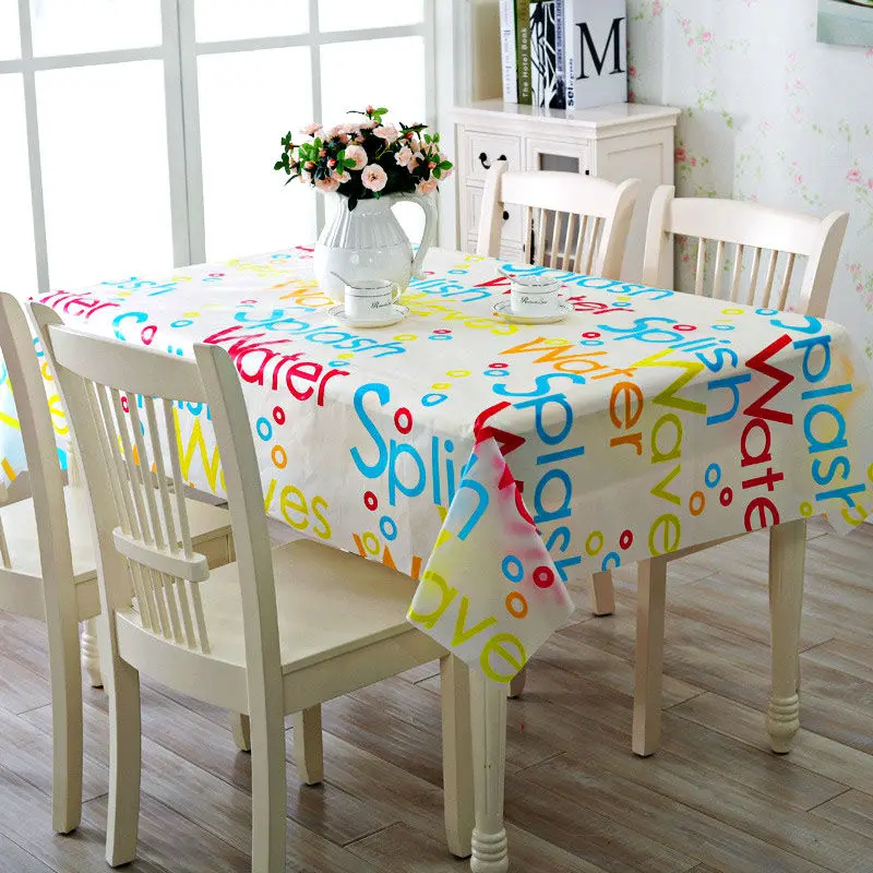 PVC de Vinilo Colorido Moda Rectangular Limpiar Hule Impermeable ... PVC de Vinilo Colorido Moda Rectangular Limpiar Hule Impermeable ...