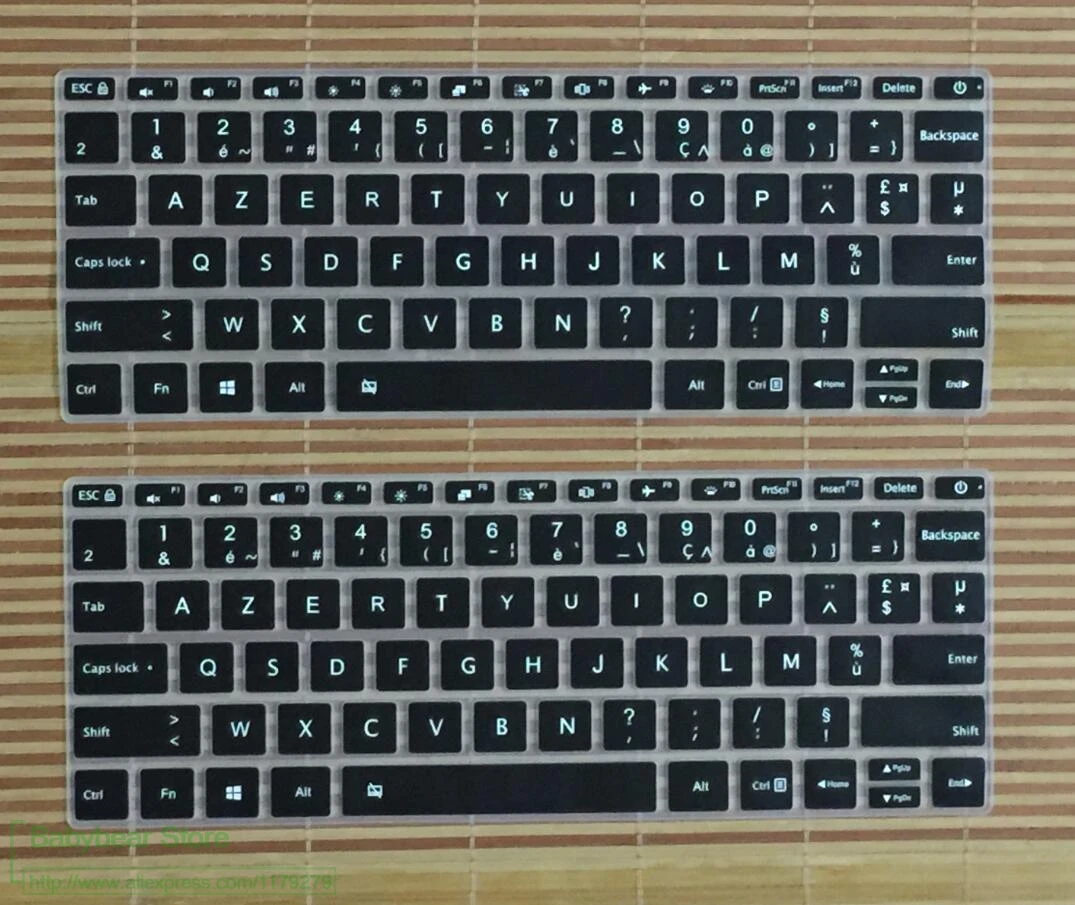 100 шт. французский ноутбук с клавиатурой AZERTY Защитная крышка для клавиатуры Xiaomi Mi