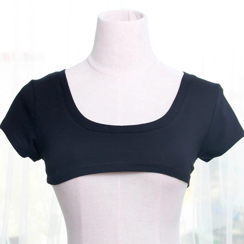 

Women Sexy tshirt Summer Crop Tops Short t shirt Short Sleeve Stretchy Cotton Women Short Tees Bra Women t shirt Sexy Costumes