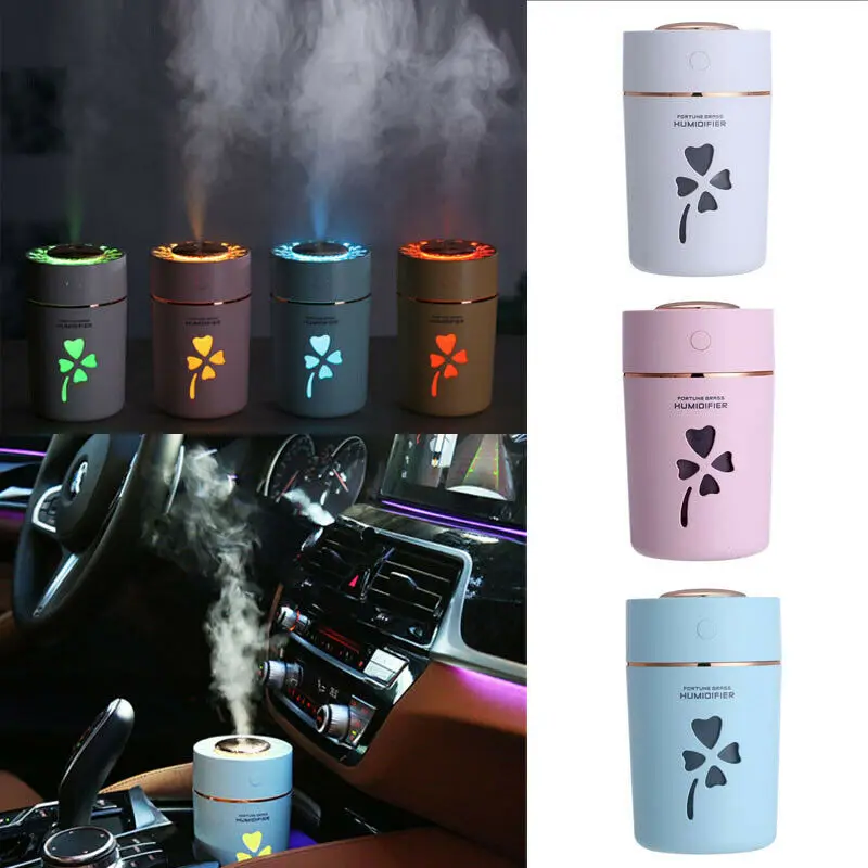 New Cute Electric Air Diffuser Aroma Oil Humidifier Night Light Up USB Rechargeable Home Relaxing Diffuser Hot