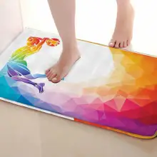 Shoot style коврик для ванной комнаты, Забавный Противоскользящий коврик для ванной, аксессуары для душевой занавески, соответствующие вашей душевой занавеске