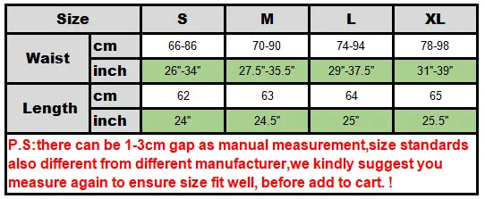 waist size