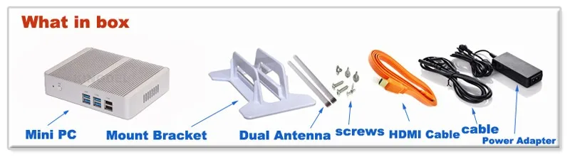 Мини-гостиная настольный компьютер Intel 14nm 4 ядра n3150 процессор Dual LAN, двойной hdmi 300 м WI-FI, неттоп pc nc690