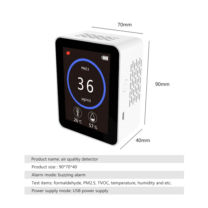 TINTON LIFE цифровой монитор качества воздуха PM2.5 детектор тестер газовый монитор Анализатор температуры humiditymeter диагностический инструмент