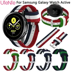 Frontier классический замена ремешок для samsung Шестерни S2 ремешок для samsung Galaxy Watch Active 20 мм браслеты