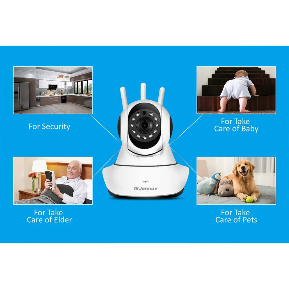 2MP HD CCTV дома Беспроводной безопасности Камера IP 1080 P PTZ Мини Wi Fi видеонаблюдения