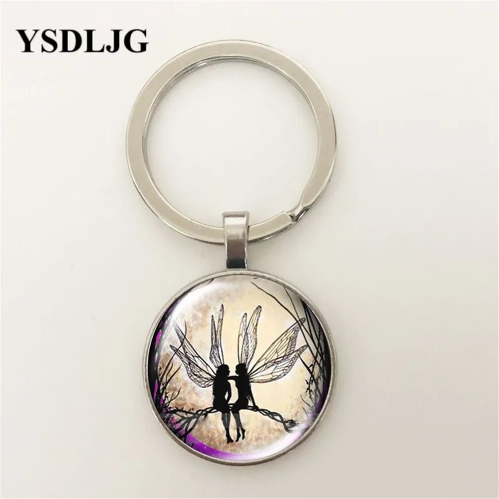 

2019 new Multi Pattern Aroma glass Key chain buckle Perfume Aromatherapy Diffuser Locket NOV