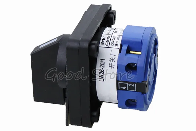 Высокое качество LW26 20/1 ВКЛ/ВЫКЛ 2 положения полюса 4 клеммы CA 10 440V Ui 660V 20A