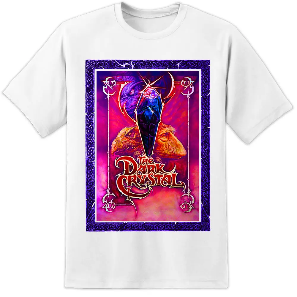 THE DARK CRYSTAL RETRO MOVIE T SHIRT Jim Henson Labyrinth Poster Classic Mensin TShirts from