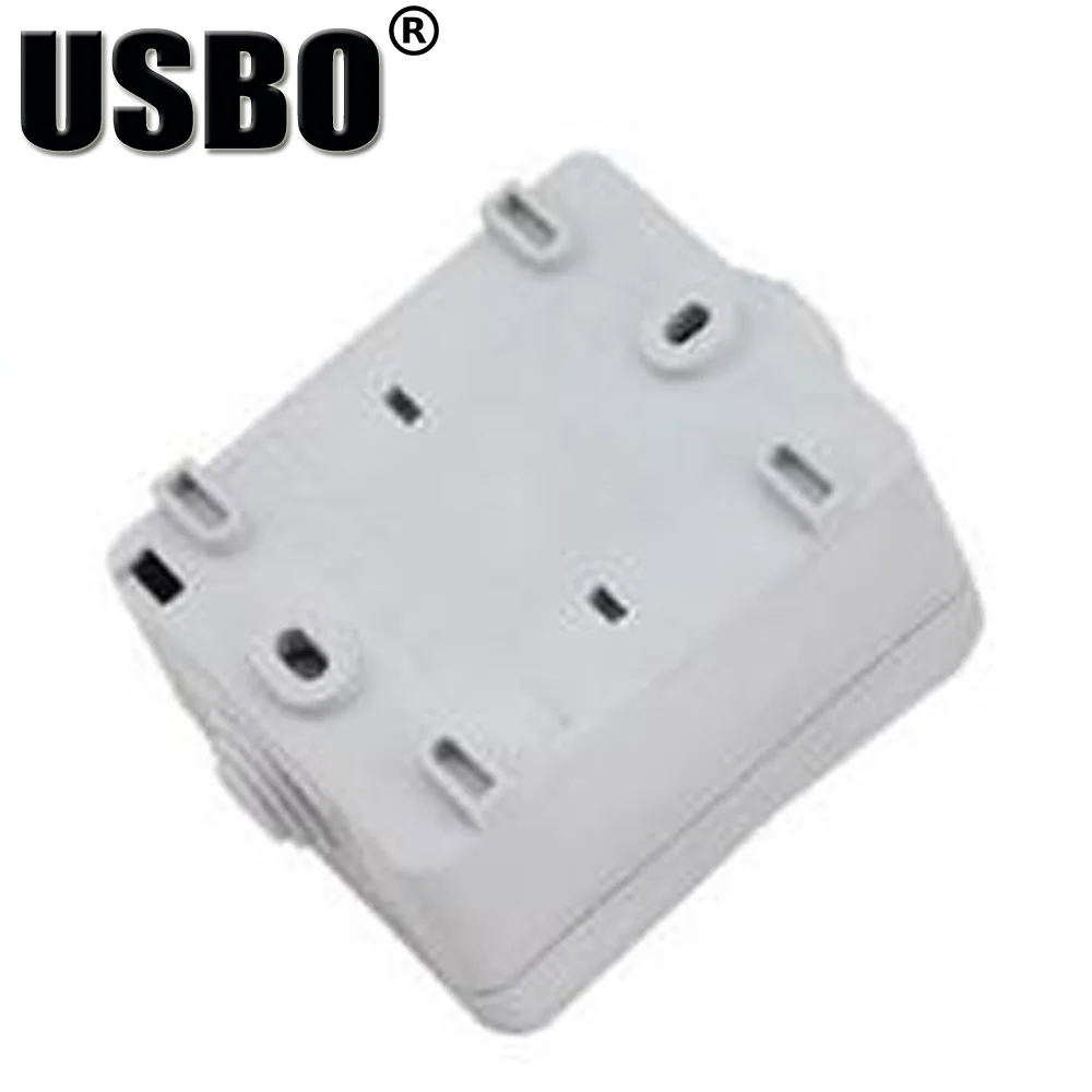 Европейский 2 P + E 16a 250 В ip44 ЕС открытый разъем питания черный белый Пособия по