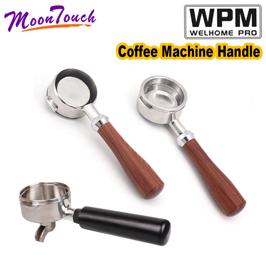 

58MM Stainless Steel Coffee Machine Bottomless Filter Holder Portafilter Handle For Welhome KD-135B/KD-21 Professional Accessory