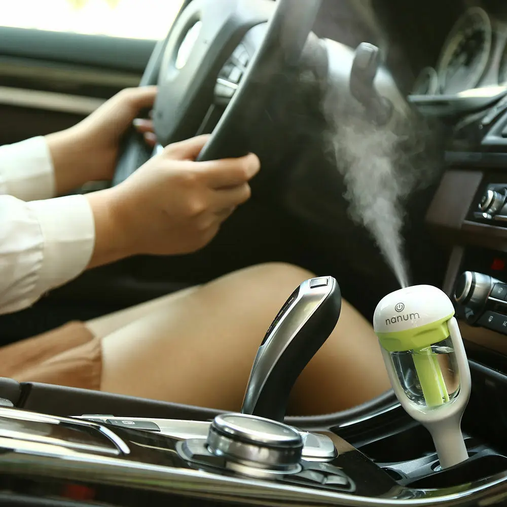 

New 50ML 12V Car Mini Air Humidifier Diffuser Ultrasonic Aroma Mist Purifier
