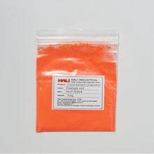 Флуоресцентный порошок, флуоресцентный пигмент, полировка для ногтей, Деталь: HLP-8004, цвет: красный orange, 1 лот = 50 г, широко используется