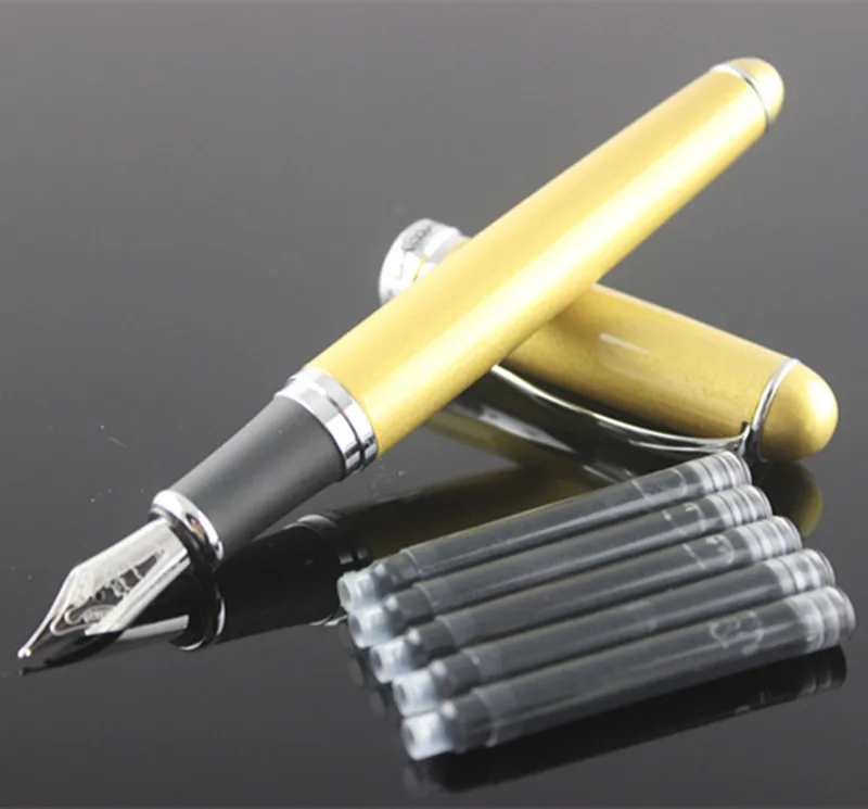 Горячая JINHAO X750 синие чернила 0,5 мм перьевая ручка школьные офисные канцелярские принадлежности люксовый бренд бизнес подарок пишущие чернила ручки - Цвет: E