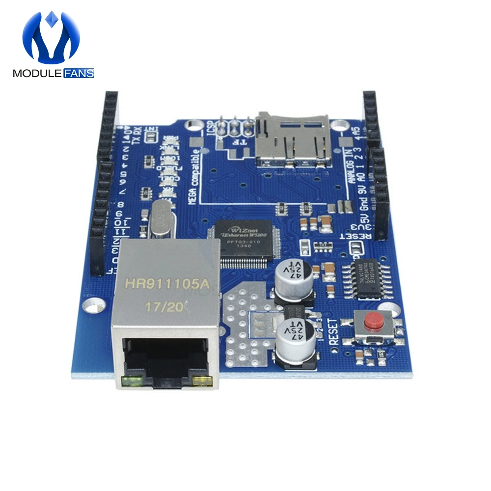 Щит UNO Ethernet wznet W5100 R3 Mega 2560 1280 328 плата разработки для Arduino Micro SD Card one|development board|uno