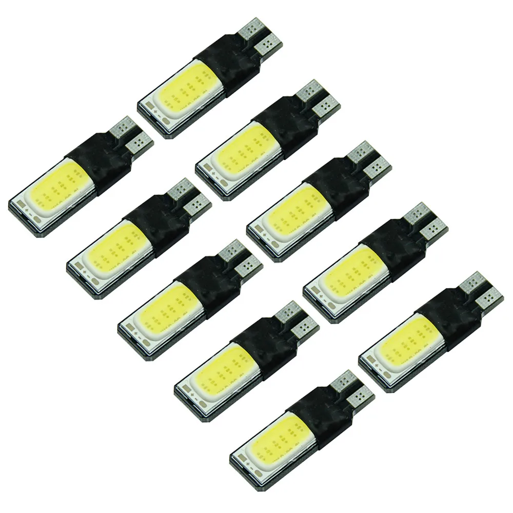 

Car Led Light 10 pcs Canbus T10 COB 194 168 W5W MAY04