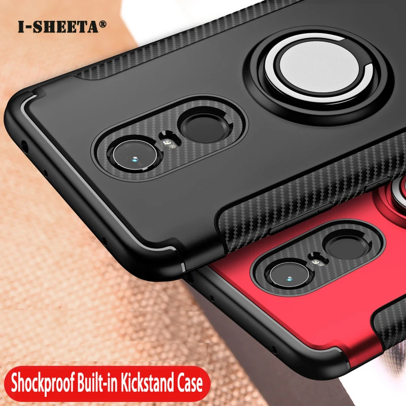 Гибрид для Xiaomi Redmi 5 Plus 360 магнитный держатель кольцо подставка противоударный