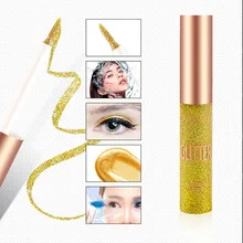 10 цветов модная блестящая жидкая подводка для глаз для женщин водостойкая долговечная Косметика блеск подводка для глаз Красота Косметика