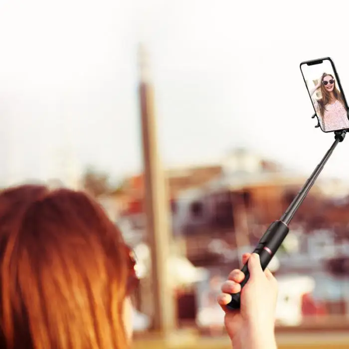 3 em 1 vara de selfie com