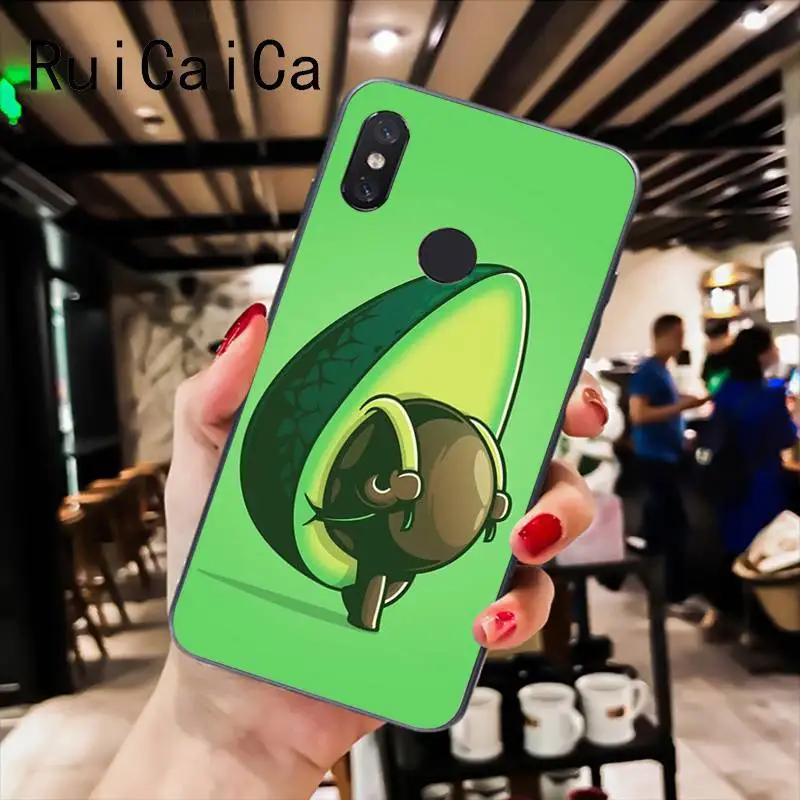 RuiCaiCa милый модный чехол для телефона с авокадо Xiaomi Mi 6 Mix2 Mix2S Note3 8 8SE Redmi 5 5Plus Note4 4X